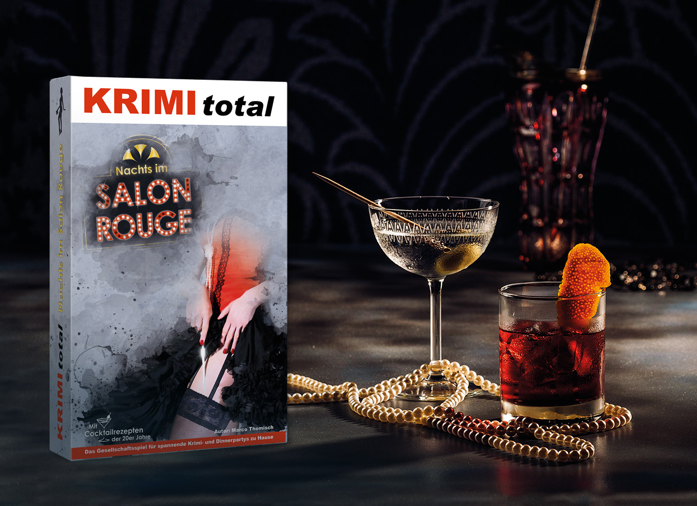 Krimidinner Cocktail-Rezept von "Nachts im Salon Rouge"